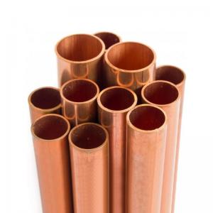 China Straight lengths hard temper refrigeration copper tube ac copper pipe for air conditioners wholesale