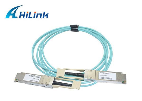 Quality 100G AOC Hilink Optical Active Cable For QSFP28 Port Switch for sale