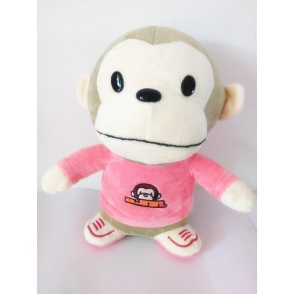 plush monkey red boys shoes hot toys for kids cheap china cartoon children holiday present new fashion Eu japanese model