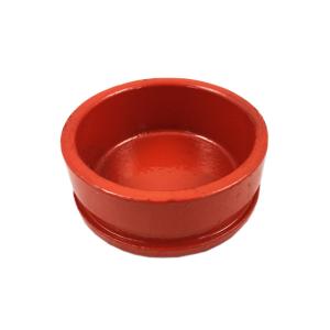 China Sewage 24&quot; Casing Ductile Iron Grooved End Cap Fittings wholesale