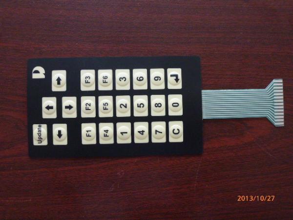 Quality Multi Touch Push Button Led Membrane Switch Keypad With Backlight for sale