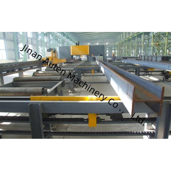 Total 52KW Power CNC I Beam Drilling Marking Machine 2KW Servo Motor Of Drilling Infeeding