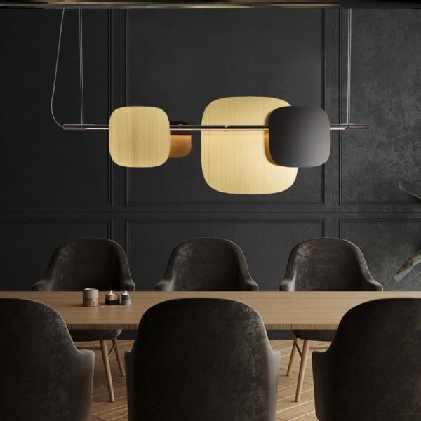 Nordic Metal Personality Restaurant Bar Modern Simple Hotel Art Exhibition Hall Chandelier
