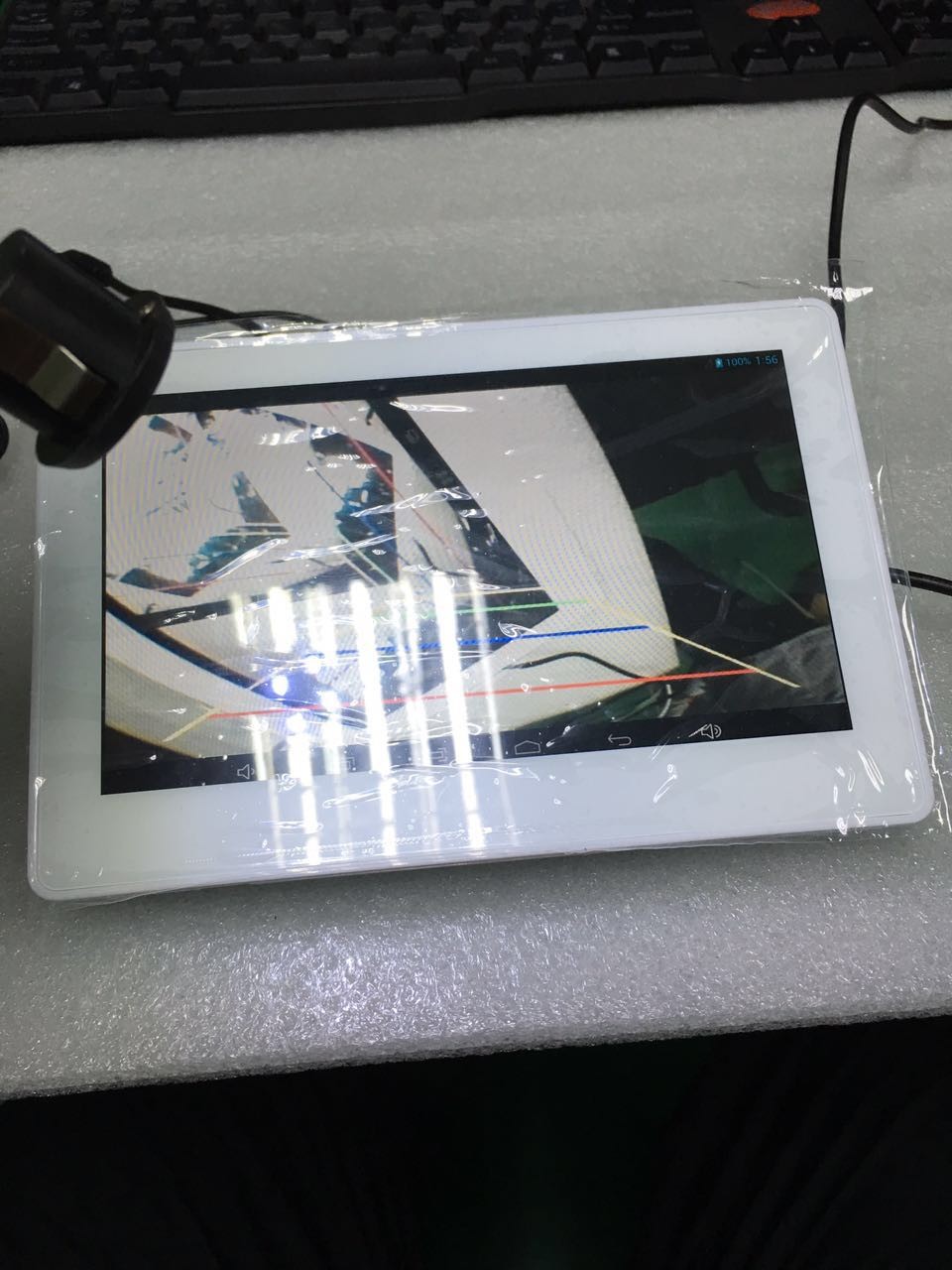 Q896 7" Android POE Touch Screen Monitor With CVBS IN