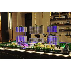 China Acrylic Plastic Miniature Building Models Machine Cut / Handmade Technic wholesale