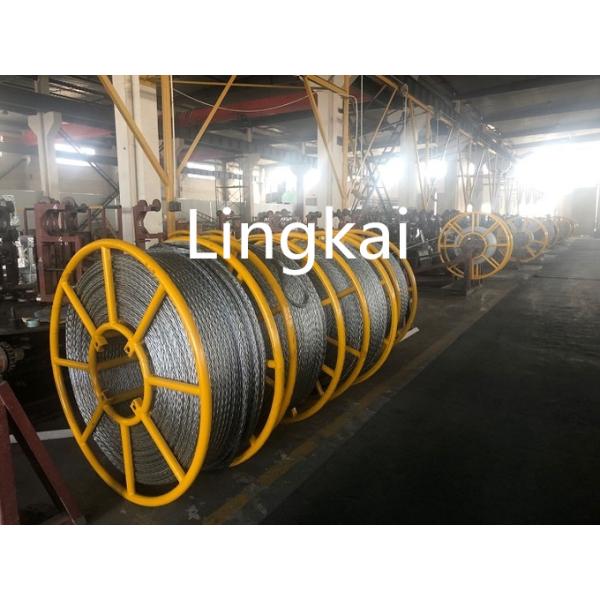 Galvanized 12 Strands Anti Twisting Braided Steel Rope Power Cable Traction Rope Pilot Rope