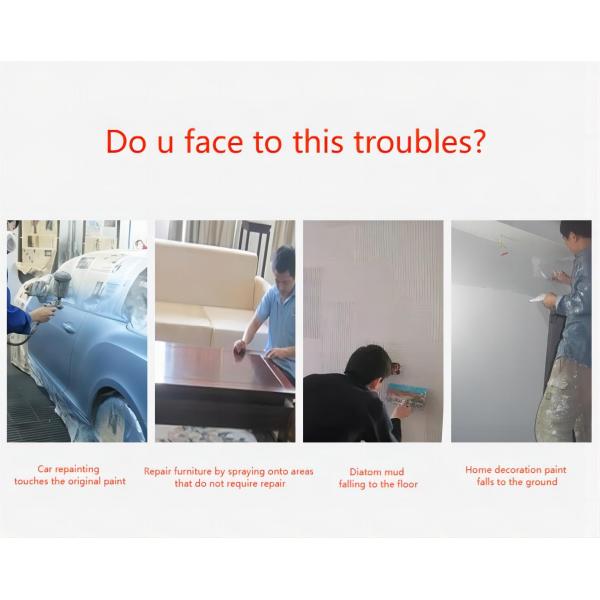 Masking Film Tape The Ideal Solution for HDPE Covering Width 30cm-300cm