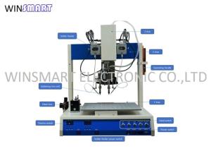 China Stepper Motor Driven Double Head Robotic Soldering Machine wholesale