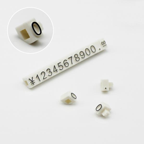 Clear Plastic US Dollar Pricing Sign for Cube Display Rack Jewelry Watch Store Tag