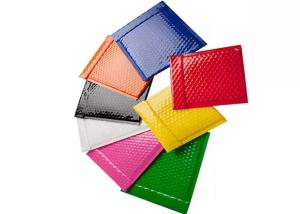 LDPE Bubble Metallic Bubble Envelope Printing Custom LOGO For Holiday Gifts Shipping
