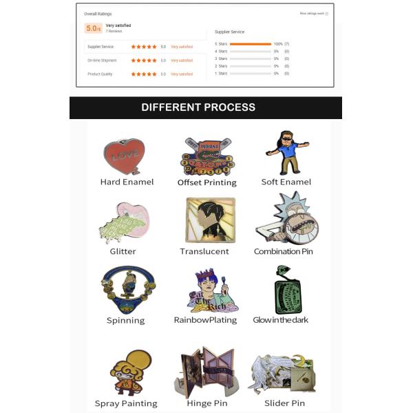 metal pins supplier boutique brooch anime pin shiny gold plated manufacturer soft hard enamel custom pin badge