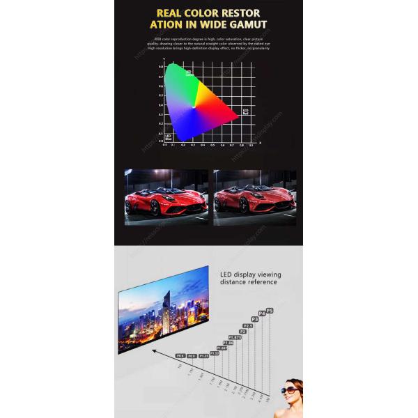 Reiss Manufacturer Best Price Outdoor Indoor Led Display Screen 500*1000mm P3.91 Stage Advertising Background for Rental Ledwall