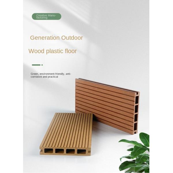 Non-Slip WPC Decking Boards 140x25mm Wood Plastic Composite Flooring
