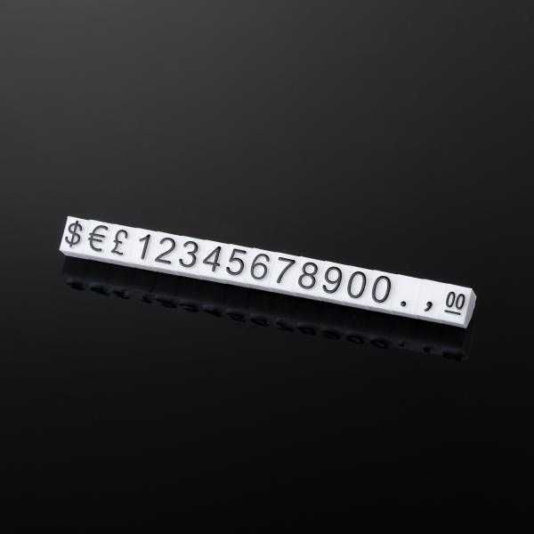 Retail Shop Cube Dollar Jewelry Watches Display Rack with Mini Adjustable Number Tag