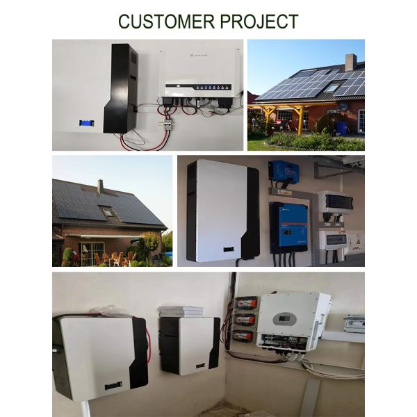 51.2V 10kWh Wall Mount Lifepo4 Battery AKKU 6000 Cycles 5kWh 15kWh 30kWh