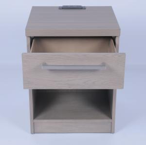 China Custom Night Stand Bedside Table Wood & Marble Material wholesale