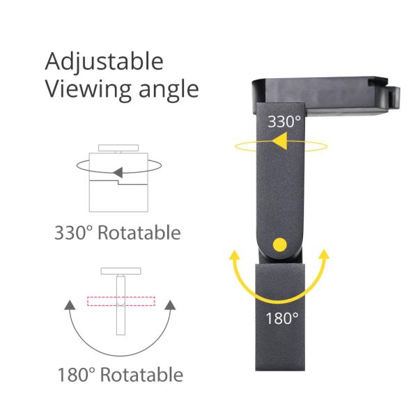 Adjustable Viewing Angle LED Track Light Rail Spotlights Energy Saving