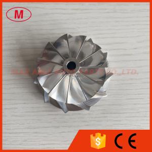 China RHF5HB 49.62/61.98mm 11+0 blades Turbocharger milling/aluminum 2618/billet compressor wheel for VF30/VF34 upgrade wholesale