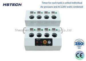 8 tanks and LED display time controller it ensures and solder paste thawing process