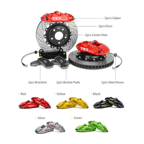 Big Brake Kit Forged Brake Caliper Front Rear Upgrade Brake Disc Rotor For TOYOTA REIZ 2005-2019 18" Wheel