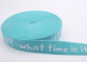 Non Slip Decorative Elastic Band , Soft Fabric Elastic Bands For Clothes