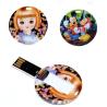 Round Shape Mini USB Business Card Memory Stick 4GB 8GB for sale