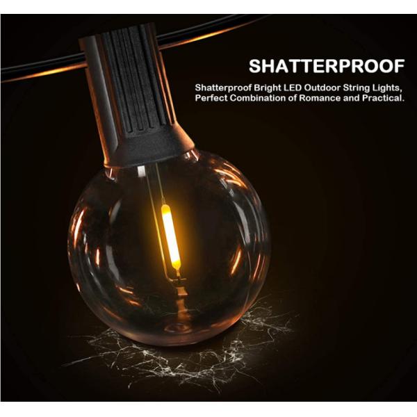 G40 LED String Bulb 2200K Waterproof , 1W 2W LED Edison Bulb