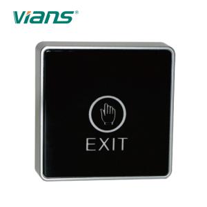 China DC12V Touch Screen Door Exit Button NO/COM Switch Access Control Hollow Frame wholesale