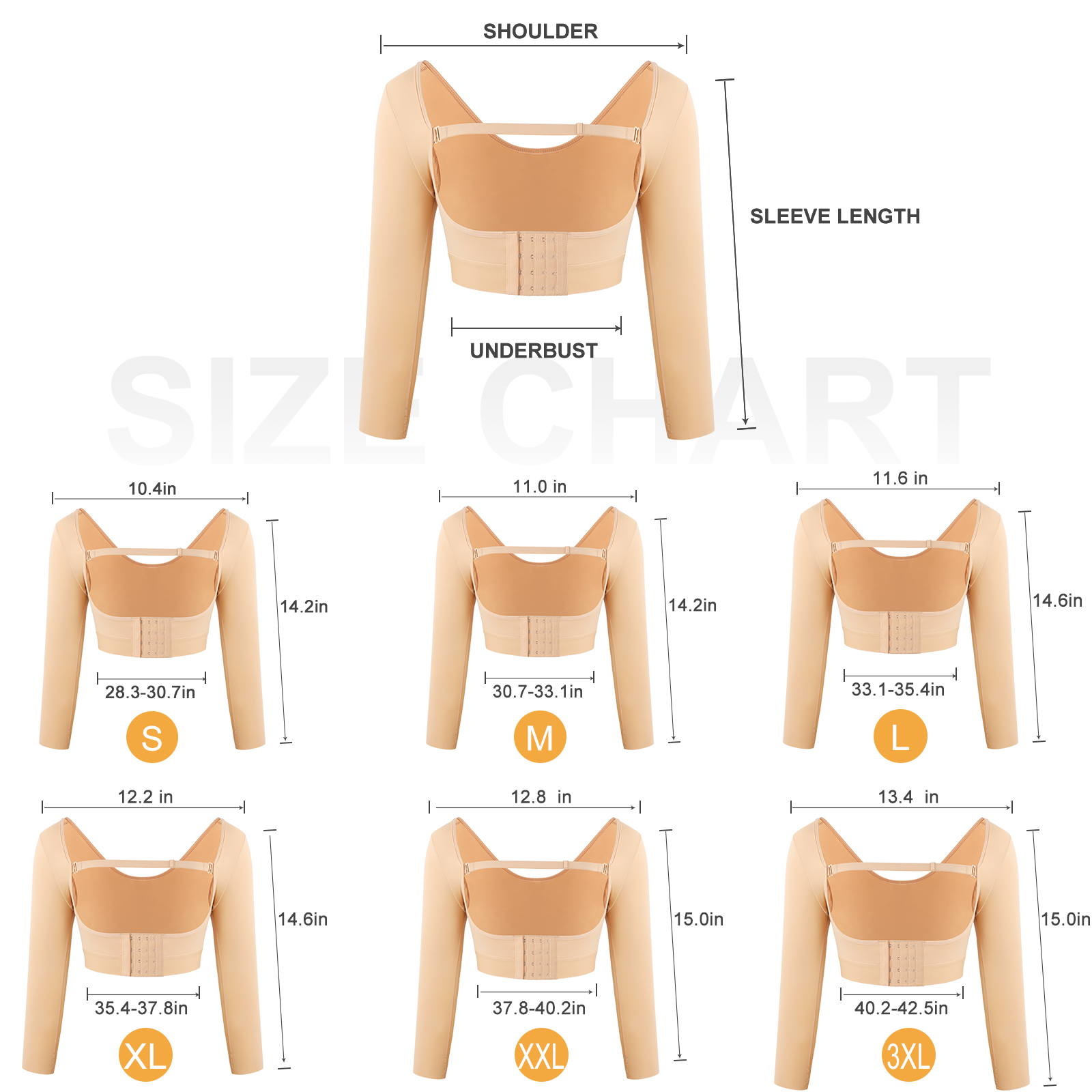 Women Fitness Body Shaper Bra Maching Embroidery and Shapers by HEXIN Custom Service