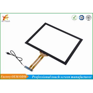 China Highly Sensitive Capacitive Touchscreens Overlay Kit 86% Min Transmittance wholesale