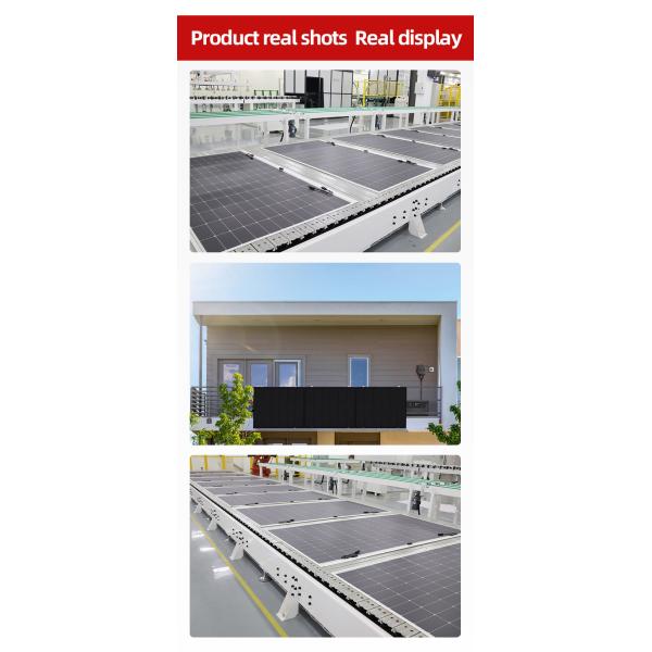 Thin Film Flexible Solar Module 23.8% Efficiency Lightweight Photovoltaic Panel BIPV Module