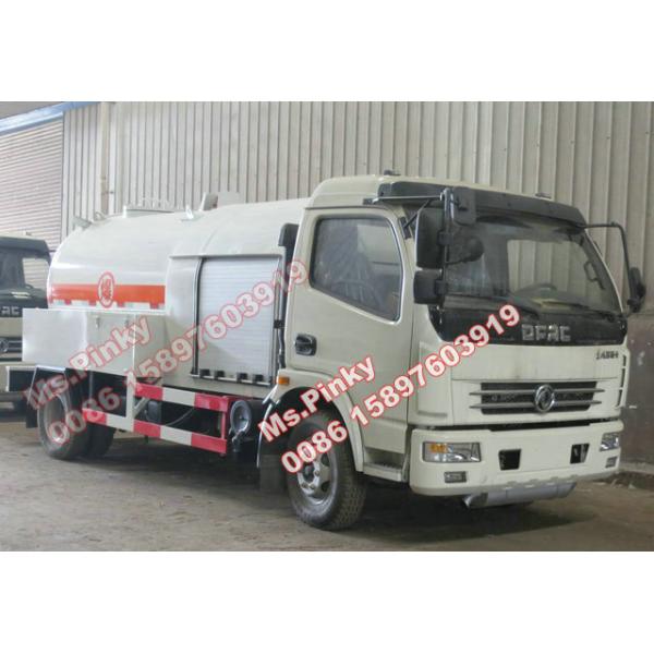 LPG Filling Gas Truck With Mobile Dispenser Machine DFAC 5cbm -5.5cbm LPG Storage Tanker