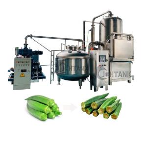 China Okra Dry Fry Fruit Vegetables Vacuum Fried Machine on sale