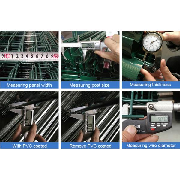 Garden Pvc Coated Green Curved 3d Wire Mesh Fence 1.8*3.0m