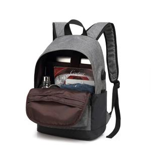 18.5L USB Waterproof Student School Backpack 30*14*44cm