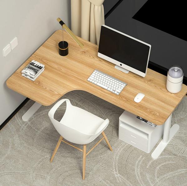 Quality Height Adjustable Modern L Shape Stand Workbench Table for DIY Office Computer Desk for sale