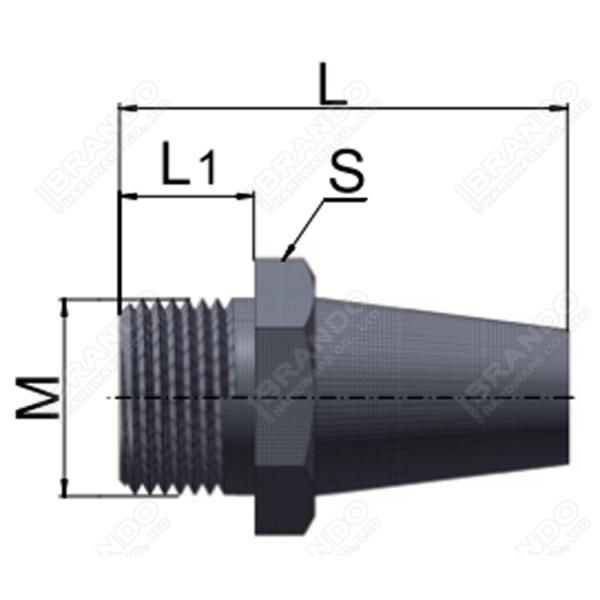 Sintered Bronze Air Cylinder Pneumatic Valve Silencer Muffler 1/4''