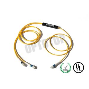 Buy cheap Single Mode Fiber Coupler 2X2 LC Fbt Coupler Φ2 Yellow 1m Package C from wholesalers
