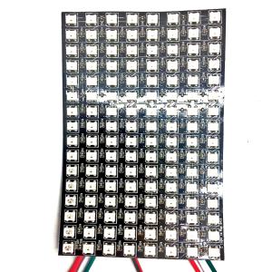 China 256pixels 16*16 Addressable LED Dot Matrix WS2812b Led Strip on sale