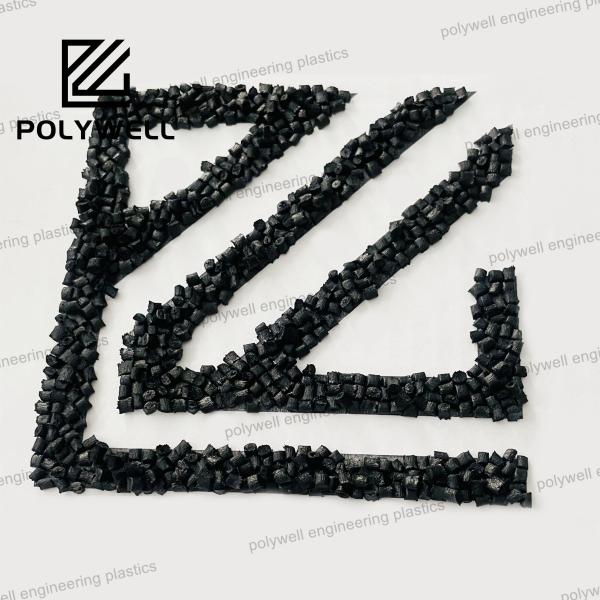 Customized Black Polyamide Nylon 66 Granules PA6 Plastic Material Granules Extrusion Recycling Material