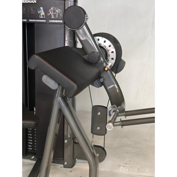 Commercial Gym Equipment Pin Loaded Training Seated Bicep&triceps Dual Function Fitness Equipment