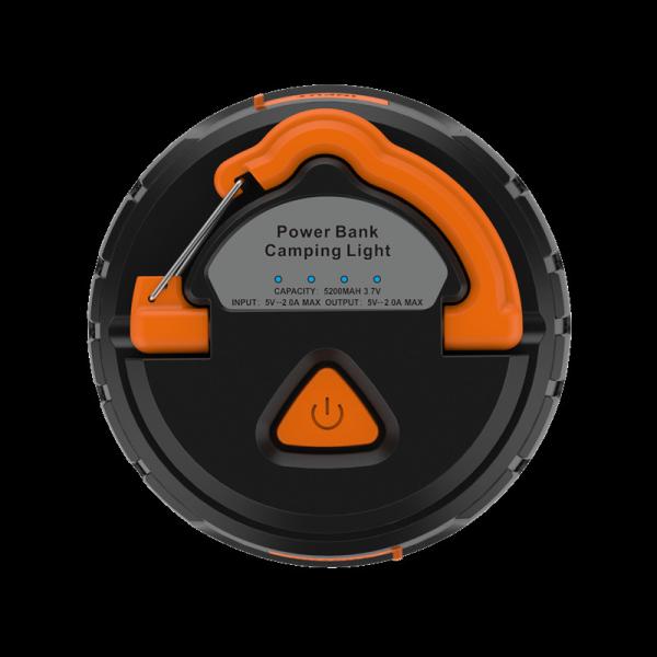 LED camping lamp hand lamp emergency charging 4W 5200mAh IP65