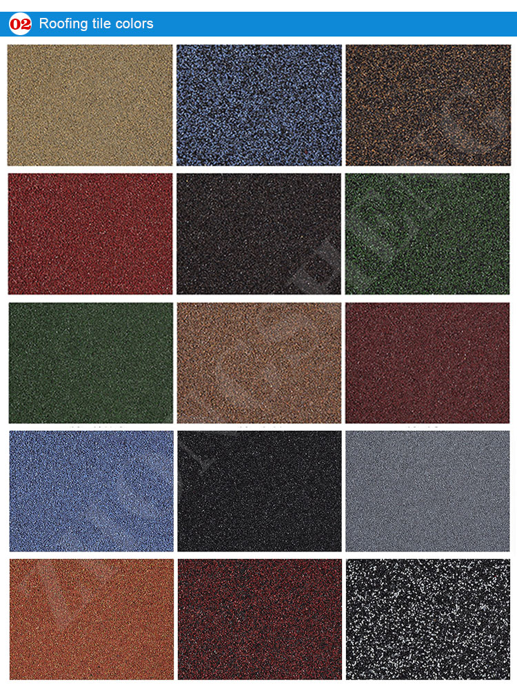 Synthetic Resin Roofing Sheet Galvanlume Stone Color Coated Metal Roof Tiles for Villa Roofing