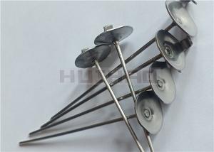 China 4 ½ X 14g Insulation Lacing Anchors Stainless Steel For Thermal Insulation Blankets on sale