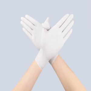 China FDA Approved Disposable Vinyl Gloves / White Vinyl Gloves Powder Free Latex Free on sale