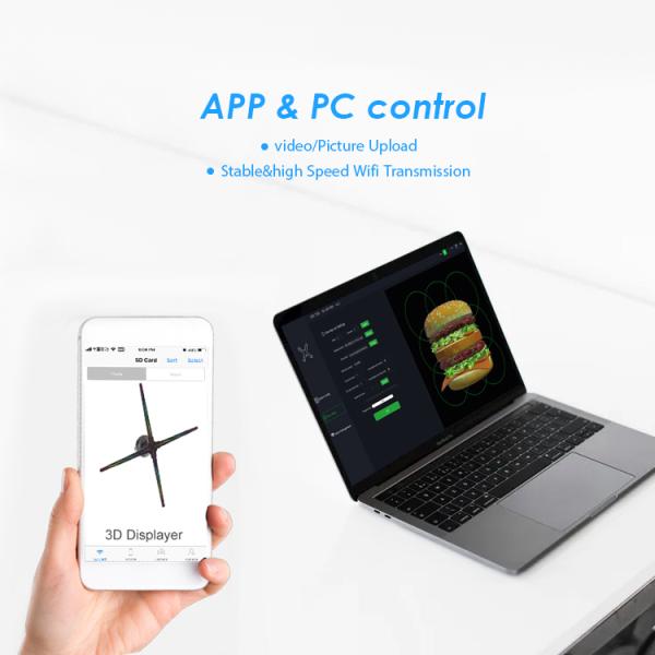 4x3 Outdoor 3d Holographic Splicing Display Cabinet Projector Led Advertising 3d Hologram Fan Screen Sheet Metal Bracket