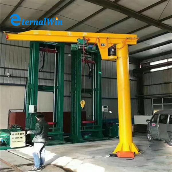 Customized Cantilever Slewing Arm Crane With Electric Chain Hoist