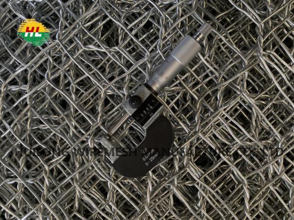 Quality Hexagonal Gabion Basket 2.7mm/3.4mm Diameter 8x10cm Mesh Size for sale