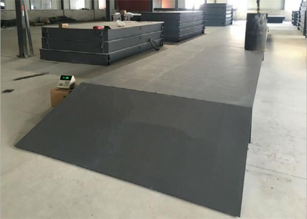 Quality Q235B Steel Material Digital Truck Scales With Plain Steel Plate Type for sale