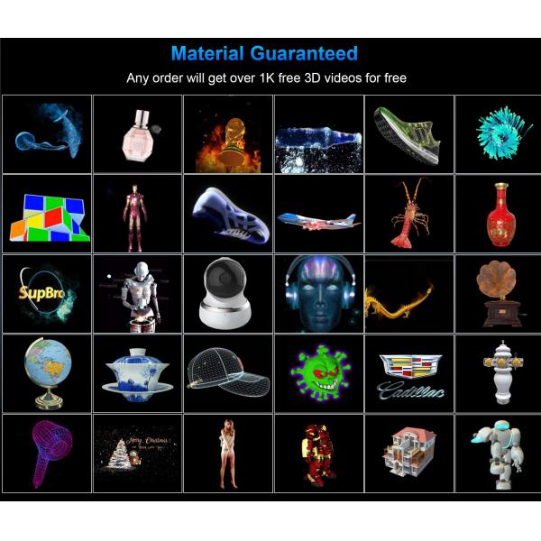 HDFocus 65cm HD Holographic Display 224 Spinning 3D Projector LED Advertising Hologram Fan Marketing